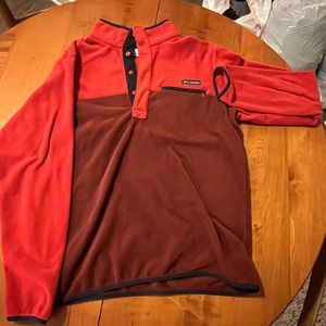 Mens medium Columbia quarter-zip